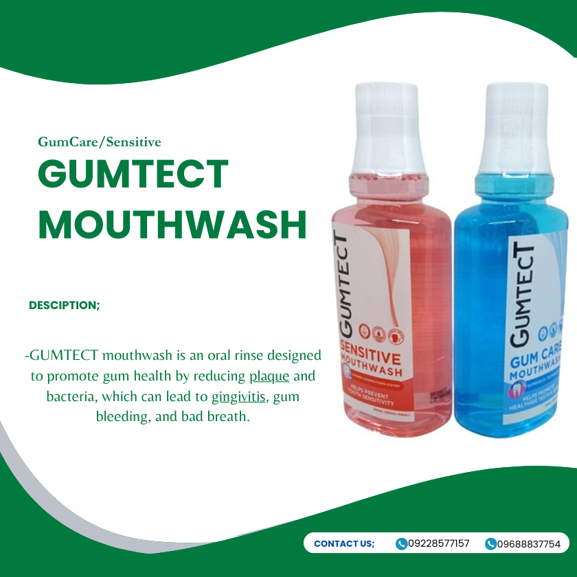 GUMTECT MOUTHWASH(GumCare&Sensitive) 300ml GUMTECT MOUTHWASH(GumCare&Sensitive) 300ml
